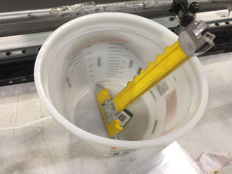 Photo 1 of 10 qt mixing bucket  with water and gas shut off tool