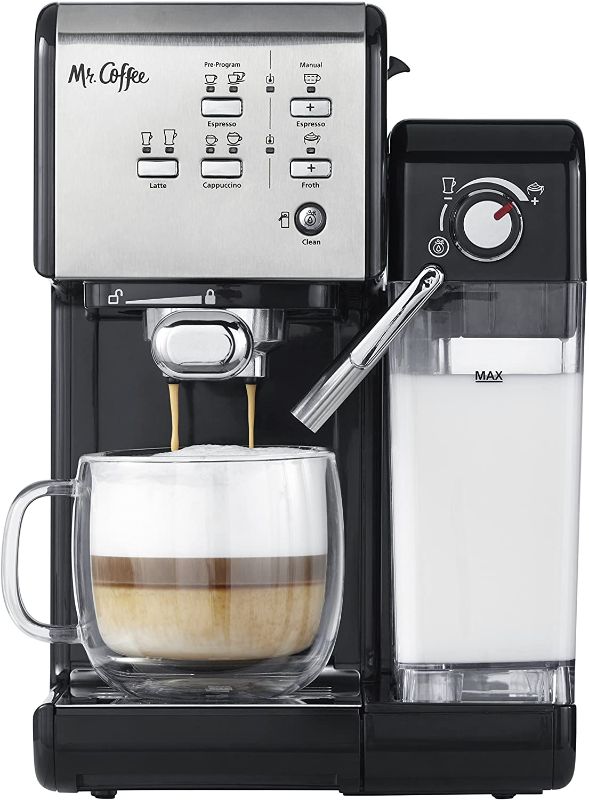 Photo 1 of Mr. Coffee One-Touch CoffeeHouse Espresso Maker and Cappuccino Machine
