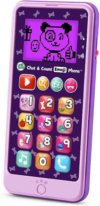 Photo 1 of LeapFrog Chat and Count Emoji Phone, Purple

