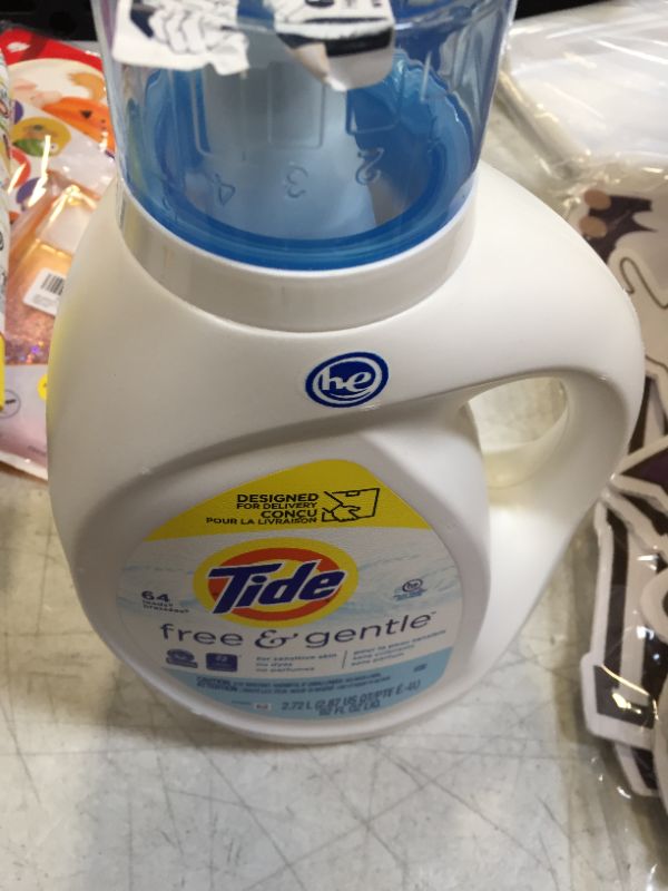 Photo 2 of Tide Free & Gentle Liquid Laundry Detergent, 64 Loads 92 fl. oz.