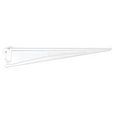 Photo 1 of 5 PACK ShelfTrack 16 in. x .5 in. White Shelf Bracket