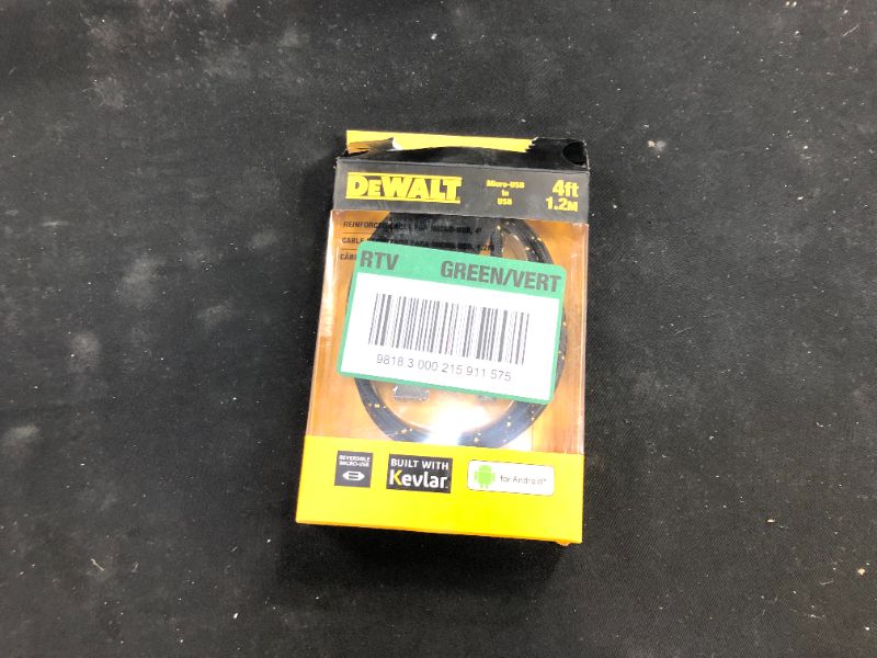 Photo 1 of DEWALT DEWALT Phone Charger Micro USB
