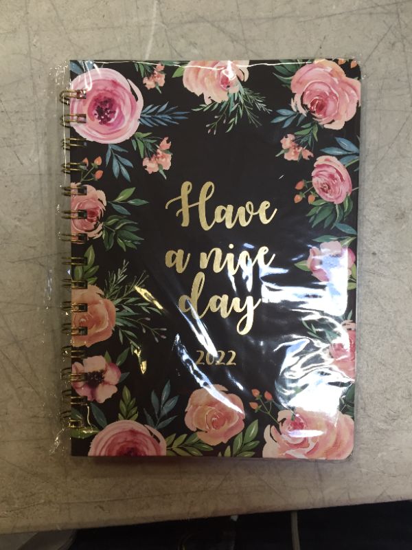 Photo 1 of 2022 Planner - Weekly & Monthly Planner 2022 with Twin-wire Binding, Jan 2022 - Dec 2022, 8" x 10", Flexible Floral Hardcover with Thick Paper, Perfect for Home, School and Office Organizing
