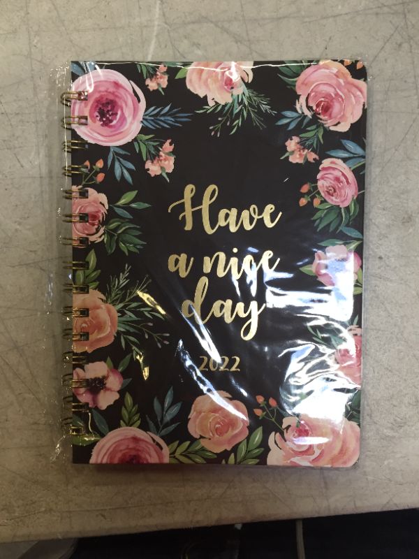 Photo 2 of 2022 Planner - Weekly & Monthly Planner 2022 with Twin-wire Binding, Jan 2022 - Dec 2022, 8" x 10", Flexible Floral Hardcover with Thick Paper, Perfect for Home, School and Office Organizing
