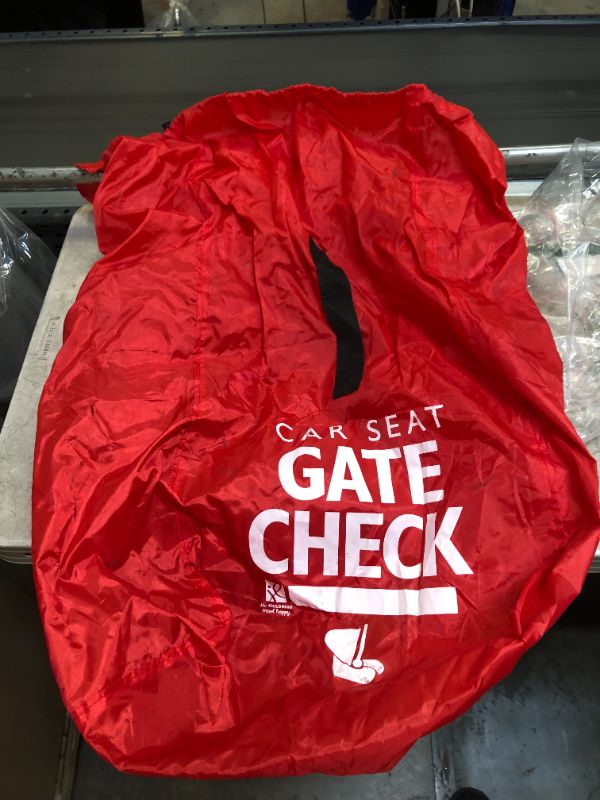 Photo 2 of J.L. Childress Gate Check Bag for Car Seats - Air Travel Bag - Fits Convertible Car Seats, Infant carriers & Booster Seats, Red