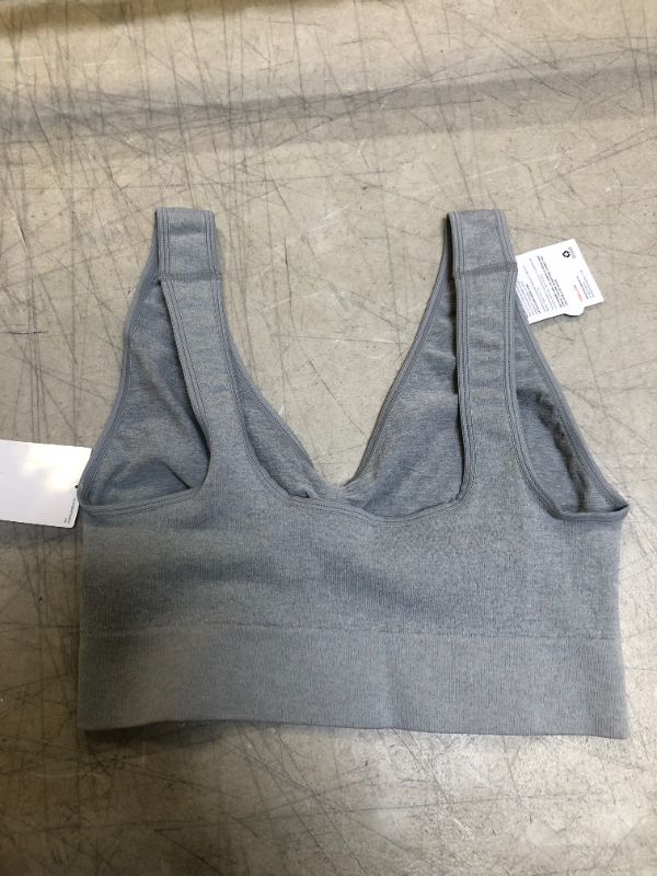 Photo 2 of Hanes Women's Cozy Seamless Bra - Light Gray XL