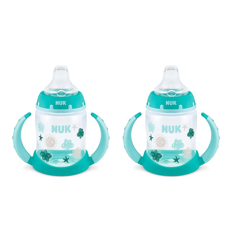 Photo 1 of NUK Learner Cup, 5 Oz, 2-Pack, Clouds & Stars
