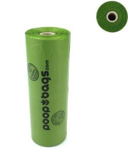 Photo 1 of 8 in. x 13 in. Bio-Based Bulk Dog Waste Bag Roll 200
