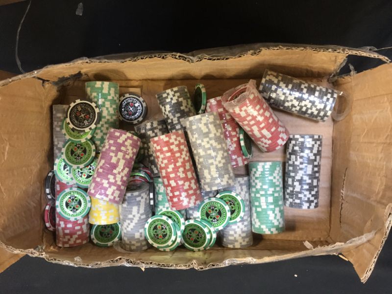 Photo 1 of Set of Poker Chips