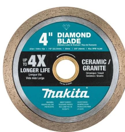 Photo 1 of 4 in. Continuous Rim Diamond Blade for General Purpose
