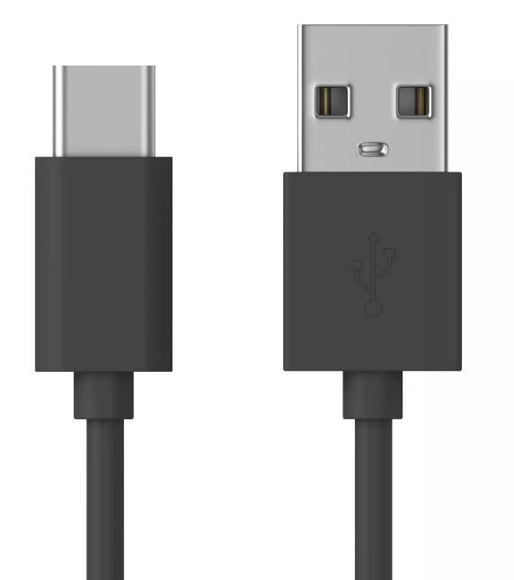 Photo 1 of Just Wireless 6ft TPU Type-C to USB-A Cable - Gray
