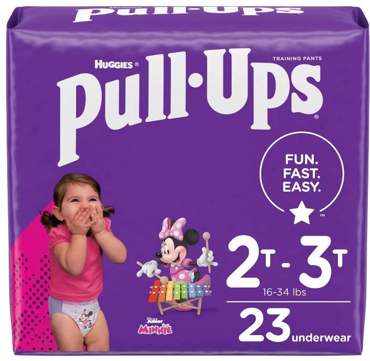 Photo 1 of Huggies Pull Ups Girls' Potty Training Pants - 2t-3t 32 count0
