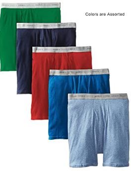 Photo 1 of Hanes Men's No Ride Mens 5-Pack Best Tagless Boxer Brief Up Briefs Comfort Waistband with Flex M
