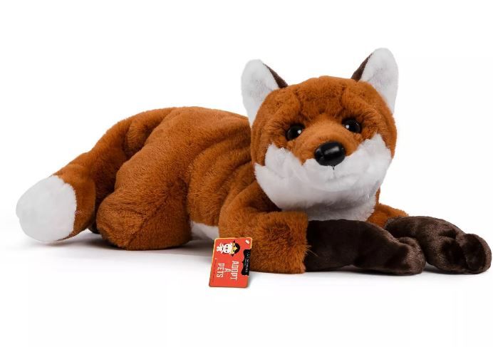 Photo 1 of FAO Schwarz Adopt-A-Pets Fox 22" Stuffed Animal with Adoption Certificate
