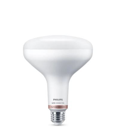 Photo 1 of Color and Tunable White BR40 65W Equivalent Dimmable Smart Wi-Fi WiZ Connected LED Light Bulb
