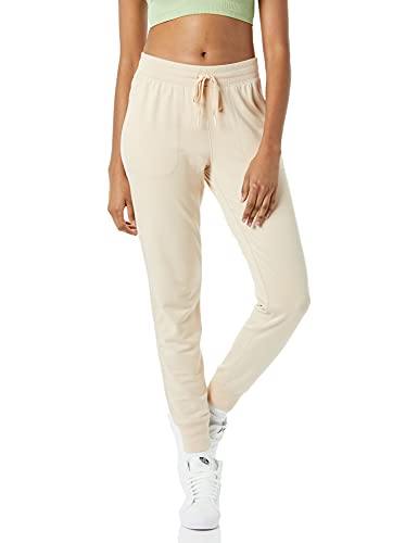 Photo 1 of Amazon Essentials Women's Studio Terry Relaxed-Fit Jogger Pant, Warm Beige, X-Large
