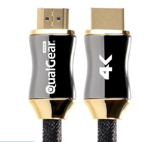 Photo 1 of QualGear HDMI Premium Certified 2.0b cable with Ethernet, 6 ft.