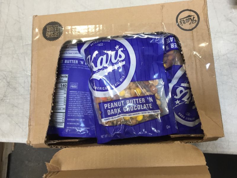 Photo 1 of Kar's Nuts Peanut Butter 'N Dark Chocolate Trail Mix Snacks - Roasted Peanuts, Peanut Butter Candies, Dark Chocolate & Butter Toffee Peanuts, 12 oz Resealable Pouch (Pack of 6) best by 5/10/22