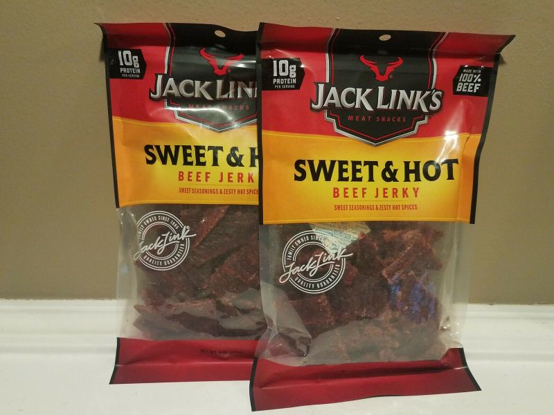 Photo 1 of 2 count Jack Link’s Sweet Hot Beef Jerky 2x 9 oz * NEW Sealed Exp 10/2022

