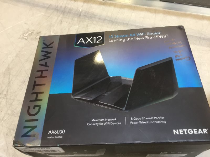 Photo 3 of NETGEAR Nighthawk 12-Stream AX12 Wifi 6 Router (RAX120) – AX6000 Wireless Speed (Up to 6 Gbps) | 3,500 sq. ft. Coverage
