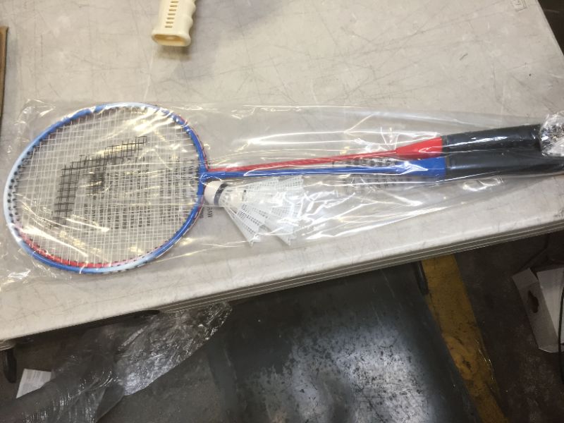 Photo 3 of Franklin Sports 2-Player Replacement Racquet Set, Red/Blue