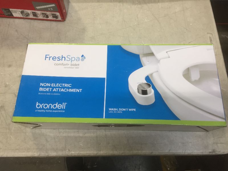 Photo 2 of FreshSpa Comfort+ Ambient Temperature Non-Electric Bidet Attachment in White