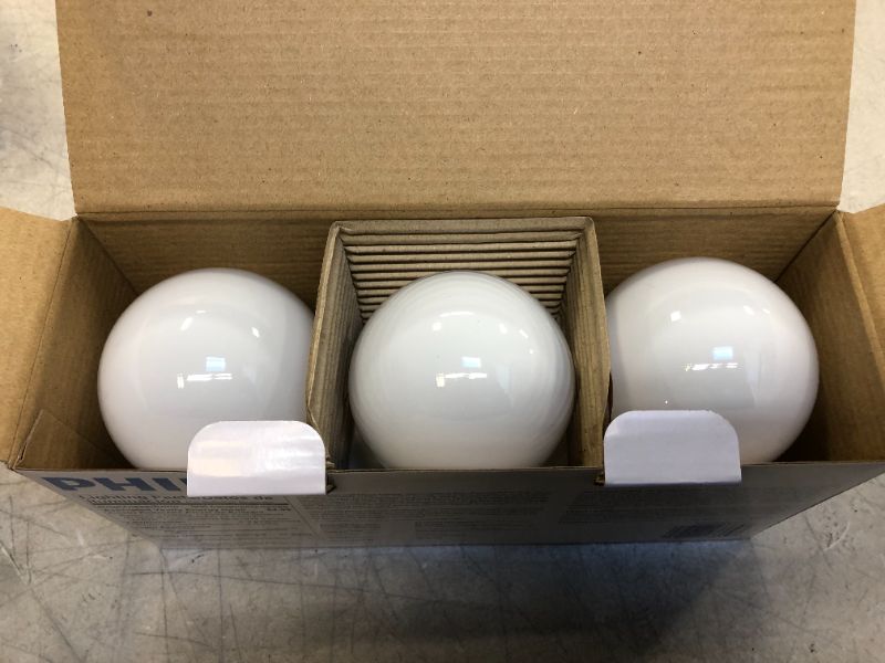 Photo 1 of 40-Watt Equivalent G25 Halogen White Decorative Globe Light Bulb (3-Pack)
