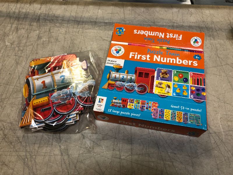 Photo 1 of Hinkler Building Blocks Puzzle Train First Numbers