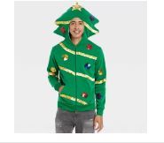 Photo 1 of  Men's Christmas Tree Sweatshirt - Green XL

