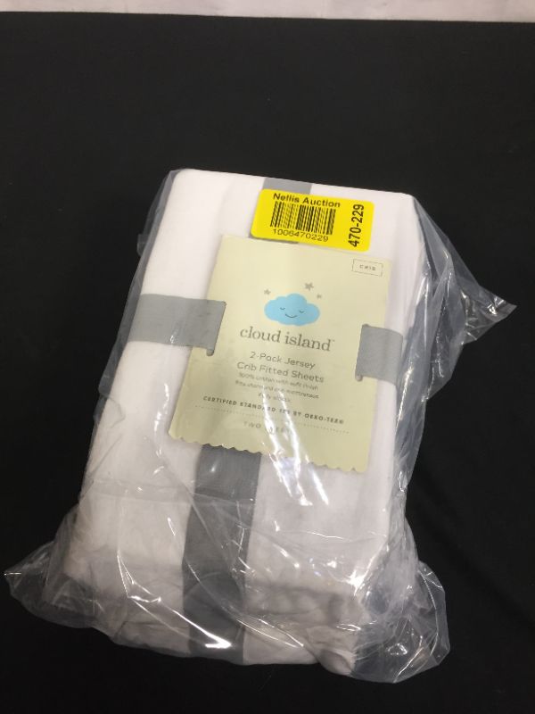 Photo 2 of Fitted Crib Sheets Solid 2pk - Cloud Island™ White
