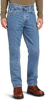 Photo 1 of Carhartt Men's Five Pocket Tapered Leg Jean, SIZE 33X34