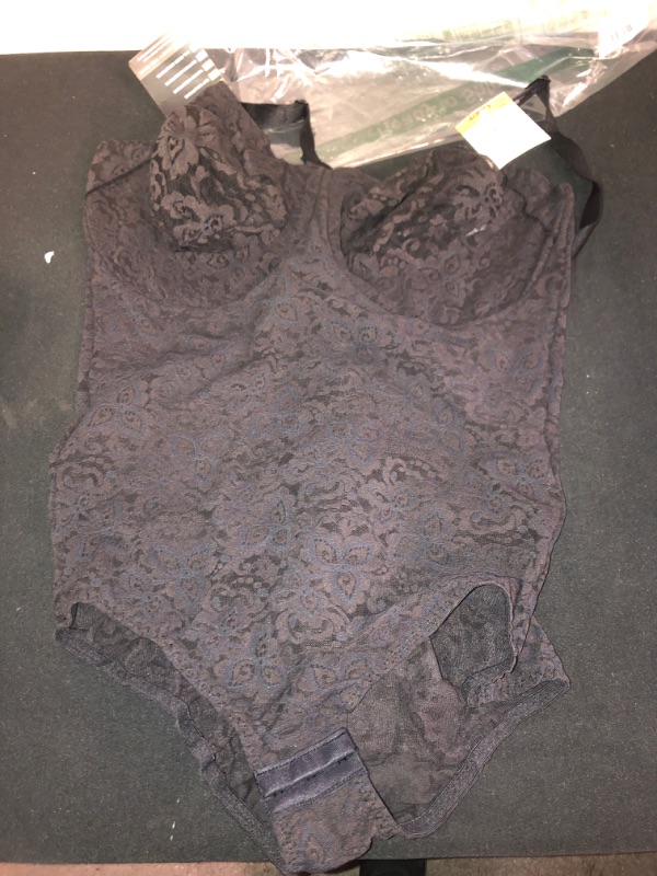 Photo 2 of Bali Women’s Shapewear Firm Control Lace ‘N Smooth Built-in Bra Body Shaper Fajas DF8L10, SIZE 40DD