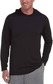 Photo 1 of Amazon Essentials Men's Performance Tech Hooded Shirt, BLACK, SIZE XL