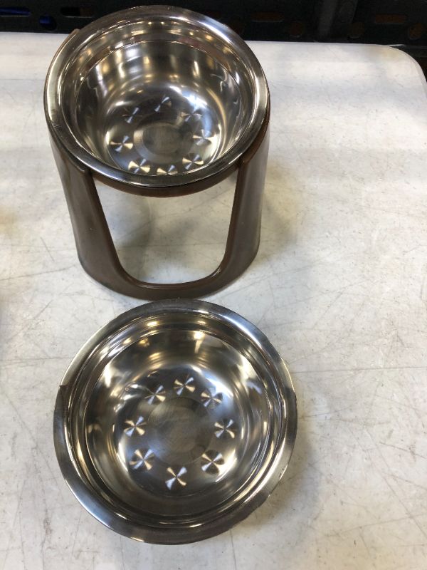 Photo 2 of  ELEVATED DOG FOOD 1Base  2 Bowls