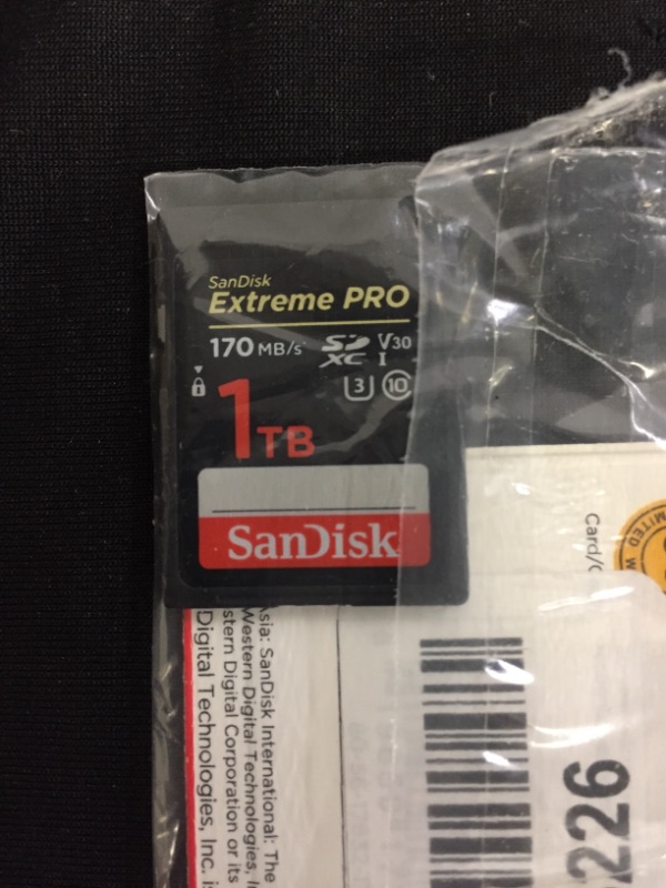 Photo 4 of SanDisk 1TB Extreme PRO SDXC UHS-I Card - C10, U3, V30, 4K UHD, SD Card - SDSDXXY-1T00-GN4IN