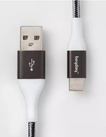 Photo 1 of heyday™ USB-C to USB-A Braided Cable
