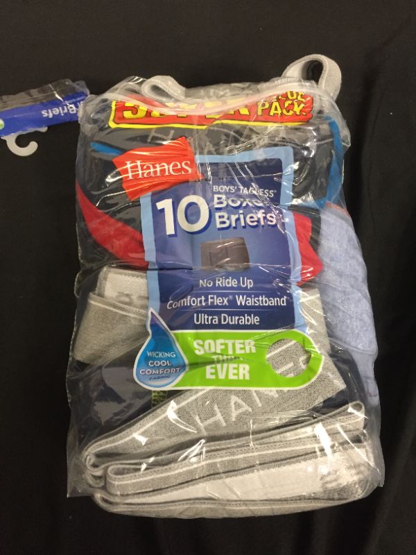 Photo 2 of Hanes Boys' 10pk Boxer Briefs Medium 
