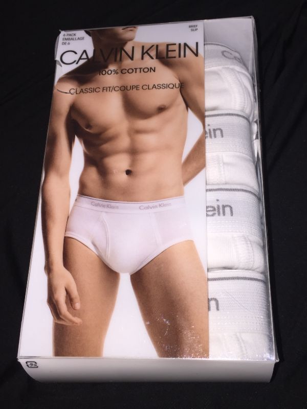 Photo 1 of CALVIN KLEIN LARGE 6PACK WHITE BRIEFS