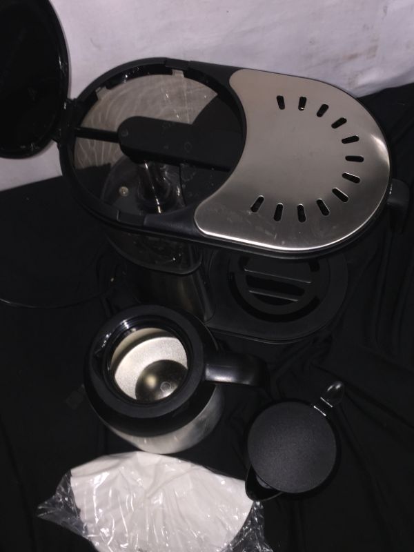 Photo 2 of Bonavita 5 Cup Coffee Maker with Thermal Carafe One-Touch Pour Over Brewing, BV1500TS, Stainless Steel
