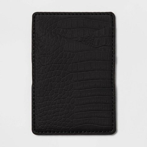 Photo 1 of heyday™ Cell Phone Wallet Pocket with MagSafe - Black Croc
