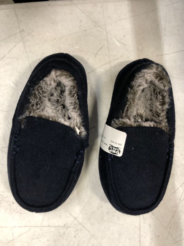 Photo 2 of Toddler Boys' Franco Moccasin Slippers - Cat & Jack™ SIZE MEDIUM
