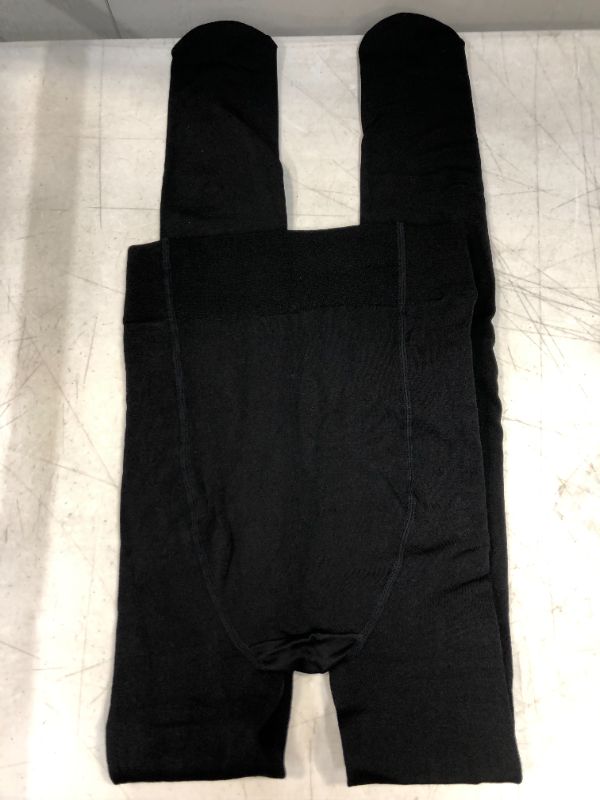 Photo 2 of FLEECE MATERNITY TIGHTS SIZE A (SMALL) BLACK