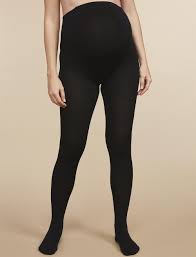 Photo 1 of FLEECE MATERNITY TIGHTS SIZE A (SMALL) BLACK