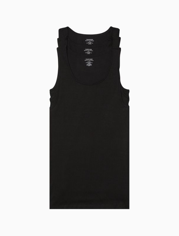 Photo 1 of Calvin Klein Men's Cotton Classics Multipack Tanks SIZE XL
