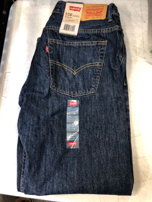 Photo 2 of Levi's Boys' 550 Relaxed Fit Jeans SIZE 12 HUSKY 32X27
