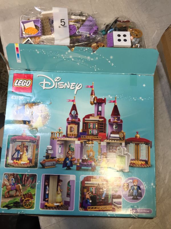 Photo 3 of LEGO Disney Belle and The Beast’s Castle 43196 Building Kit; an Iconic Castle Construction Toy for Creative Fun; New 2021 (505 Pieces)

