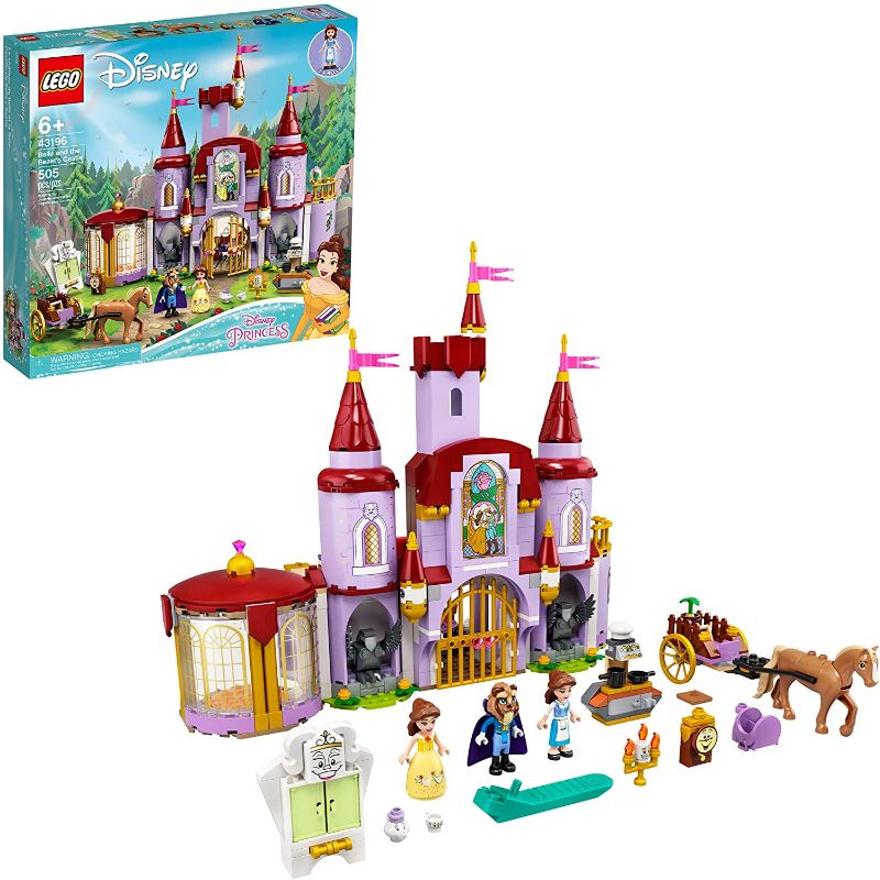 Photo 1 of LEGO Disney Belle and The Beast’s Castle 43196 Building Kit; an Iconic Castle Construction Toy for Creative Fun; New 2021 (505 Pieces)
