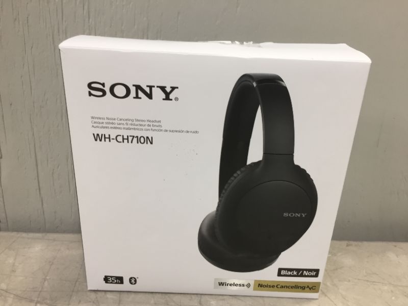 Photo 1 of Sony Wireless Noise Canceling Stereo Headset wh-ch710n
