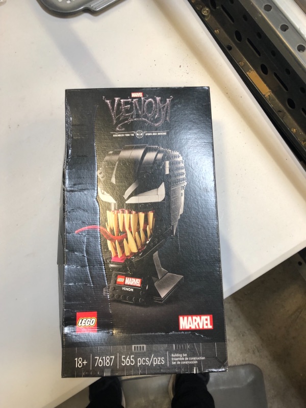 Photo 2 of LEGO Marvel Spider-Man Venom 76187 Collectible Building Kit for-Adults Venom-Mask, Great for Spider-Man Fans, Marvel Movie Watchers and Model-Building Enthusiasts, New 2021 (565 Pieces)

