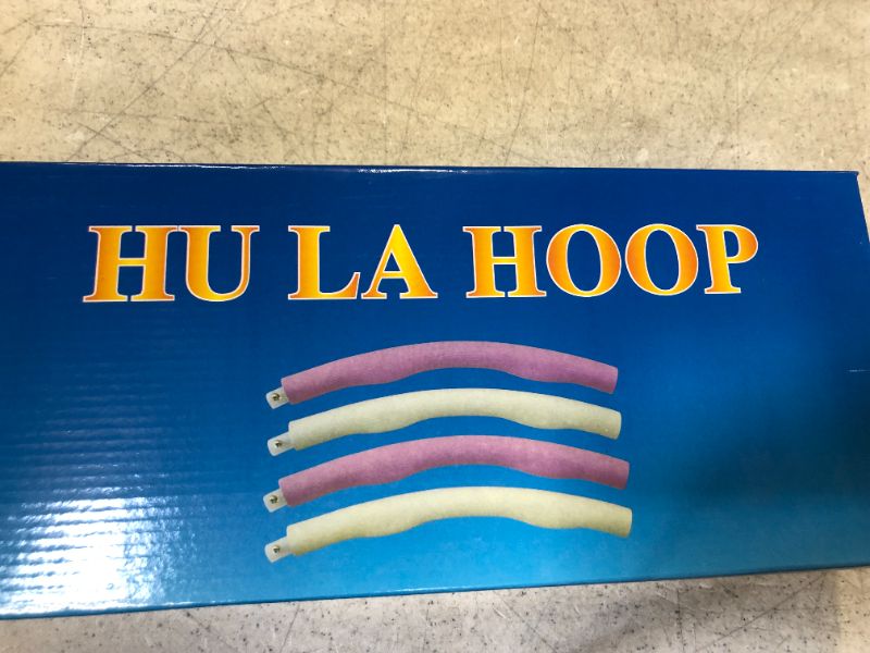 Photo 1 of connecting hula hoop color pink and beige 
